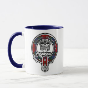 Clan Donnachaidh (Robertson) Crest & Tartan Mug