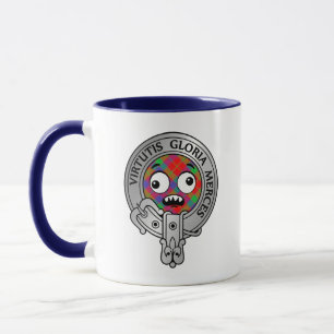 Clan Donnachaidh Robertson Crest & Tartan Mug