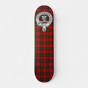 Clan Donnachaidh (Robertson) Crest & Tartan Skateboard