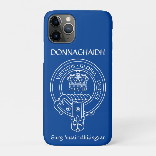 Clan Donnachaidh (Robertson) Crest & War Cry. Case-Mate iPhone Case (Back)