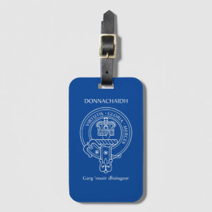 Clan Donnachaidh (Robertson) Crest & War Cry Luggage Tag