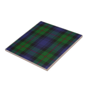 Clan Donnachaidh   Robertson Hunting Tartan  Ceramic Tile