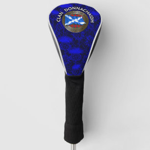 Clan Donnachaidh Robertson Tartan Knot & Flag Golf Head Cover