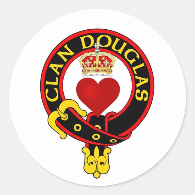 Clan Douglas Crest Sticker (Front)