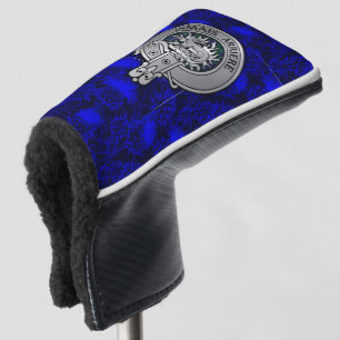 Clan Douglas Crest & Tartan on Thistle Golf Head Cover