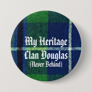 Clan Douglas Heritage Badge, Show Your Colours! 7.5 Cm Round Badge