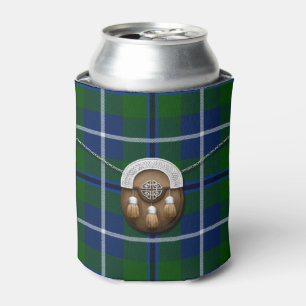 Clan Douglas Tartan And Sporran Can Cooler