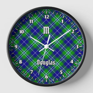 Clan Douglas Tartan Clock