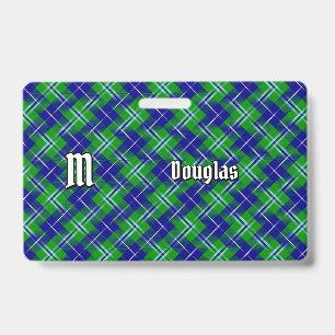Clan Douglas Tartan ID Badge