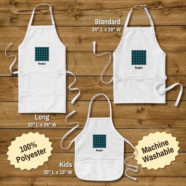 Clan Douglas Tartan Long Apron (Creator Uploaded)