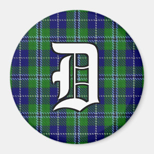 Clan Douglas Tartan Plaid Accents Magnet