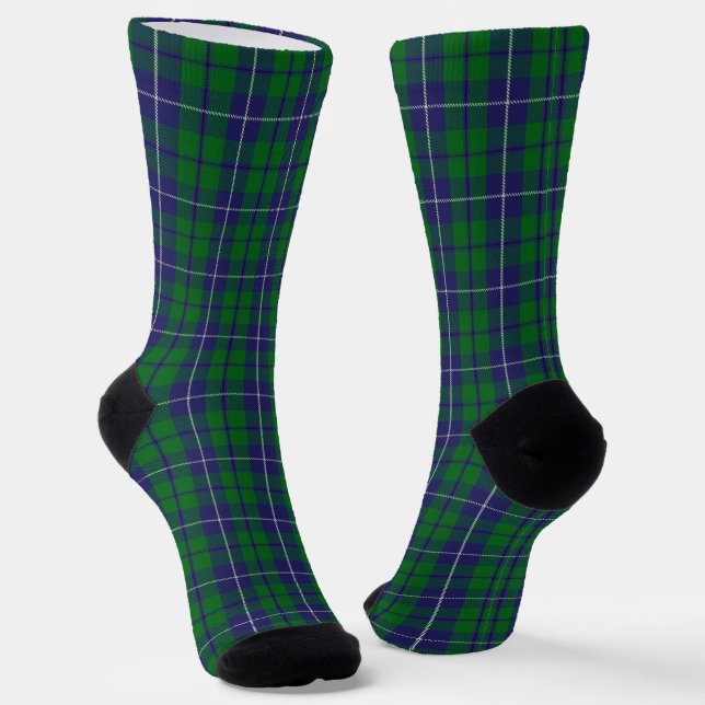 Clan Douglas Tartan Socks (Angled)