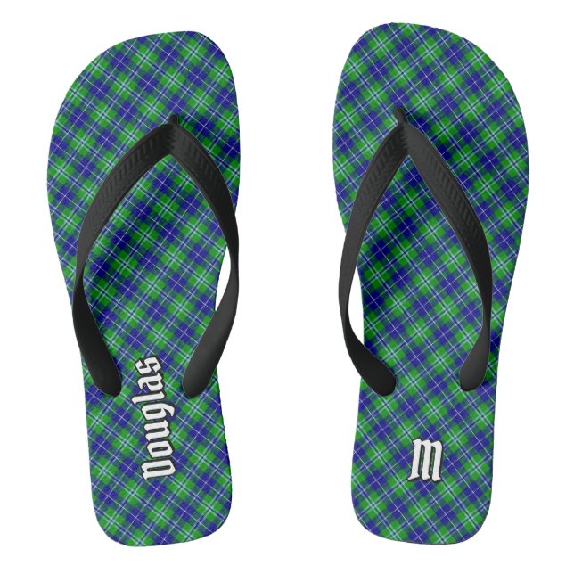 Clan Douglas Tartan Thongs (Footbed)