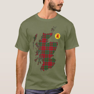 Clan Drummond [EDIT] Tartan Map T-Shirt