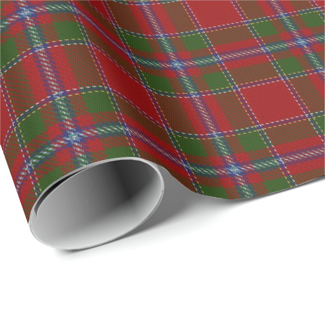 Clan Drummond Scottish Tartan Wrapping Paper (Roll Corner)