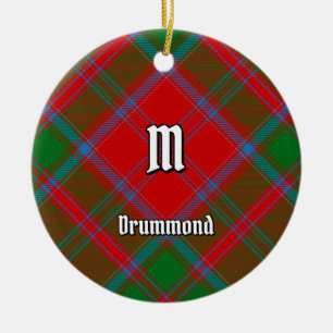 Clan Drummond Tartan Ceramic Ornament