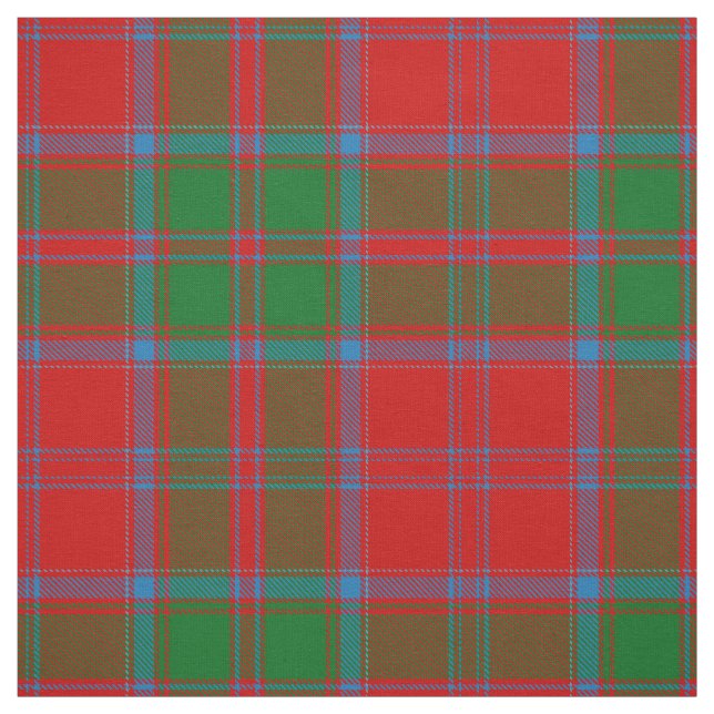 Clan Drummond Tartan Fabric (Swatch)