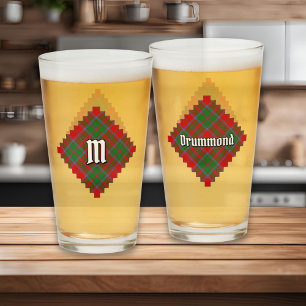 Clan Drummond Tartan Glass