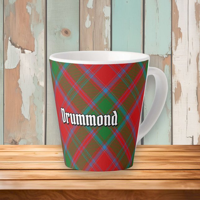 Clan Drummond Tartan Latte Mug (Creator Uploaded)