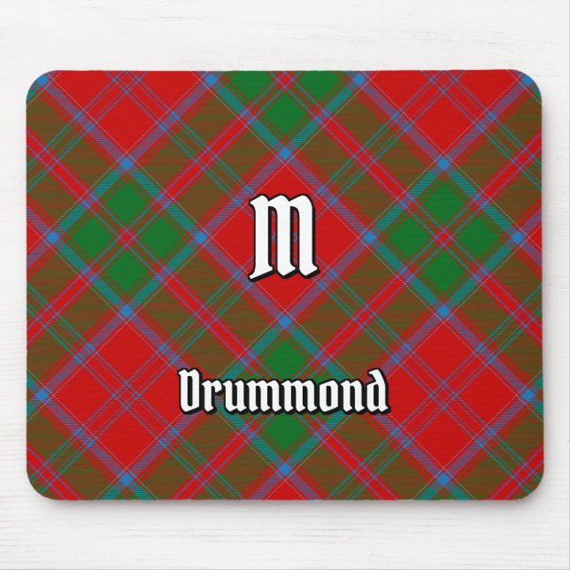 Clan Drummond Tartan Mouse Pad (Front)