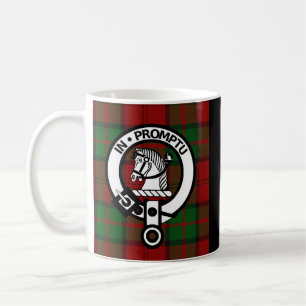 Clan Dunbar Tartan & Crest Badge Coffee Mug