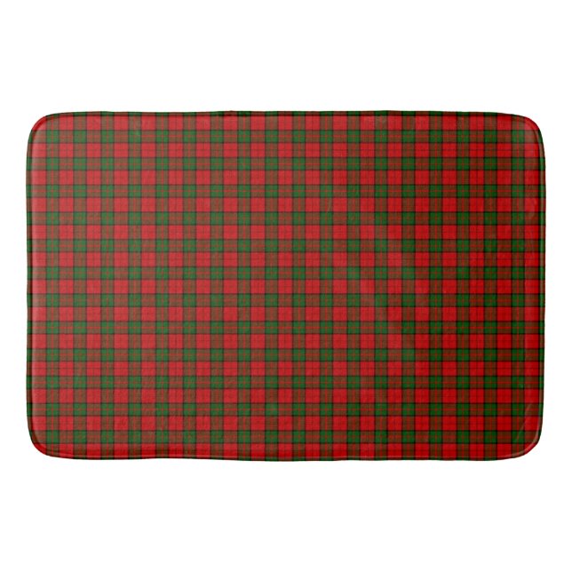 Clan Dunbar Tartan Pattern  Bath Mat (Front)