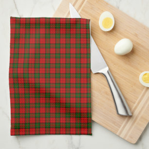 Clan Dunbar Tartan Pattern Tea Towel