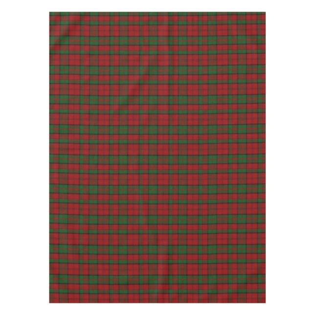 Clan Dunbar Tartan Plaid Table Cloth (Front)