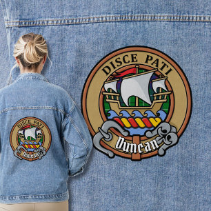 Clan Duncan Crest over Tartan Denim Jacket
