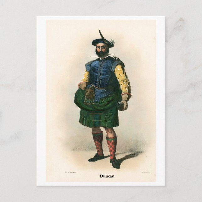 Clan Duncan Postcard (Front)