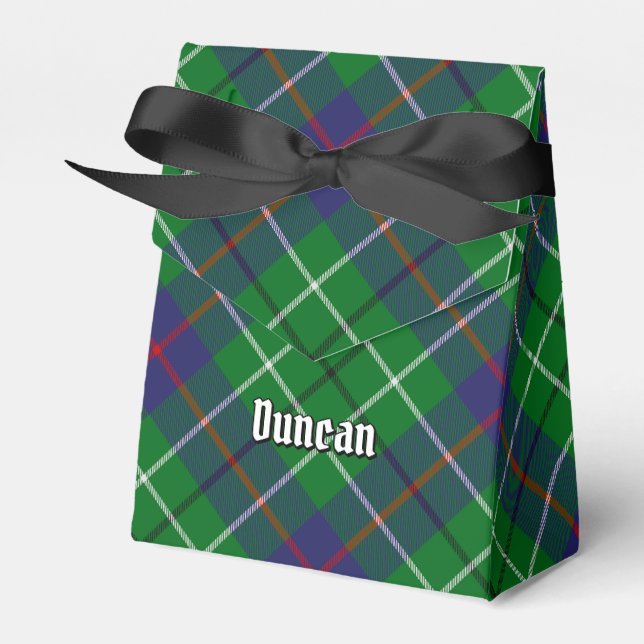 Clan Duncan Tartan Favour Box (Front Side)