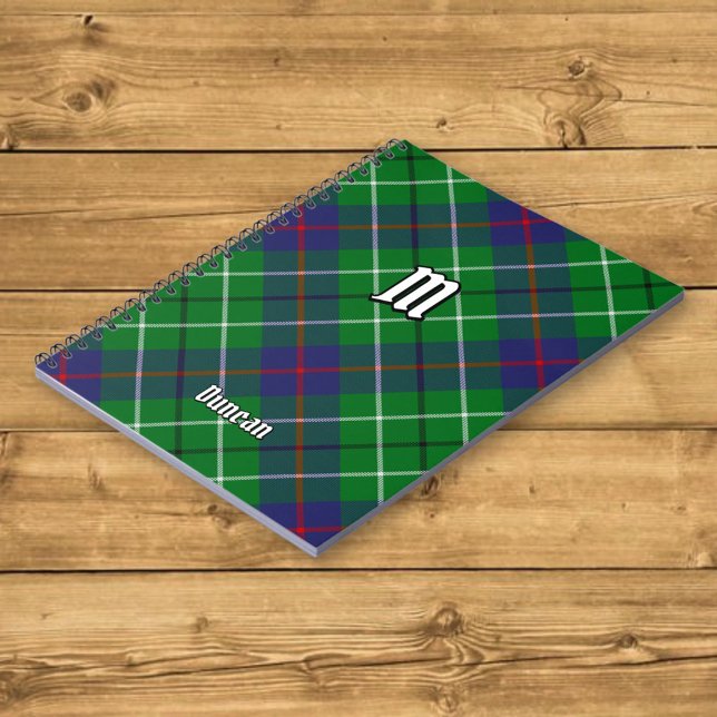 Clan Duncan Tartan Notebook (Creator Uploaded)