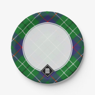 Clan Duncan Tartan Paper Plate