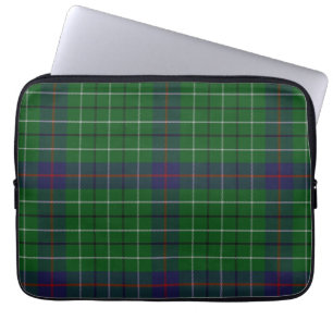 Clan Duncan Tartan Plaid Laptop Cover