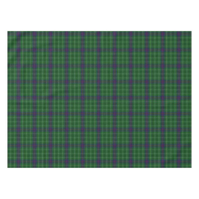 Clan Duncan Tartan Plaid Table Cloth (Front (Horizontal))