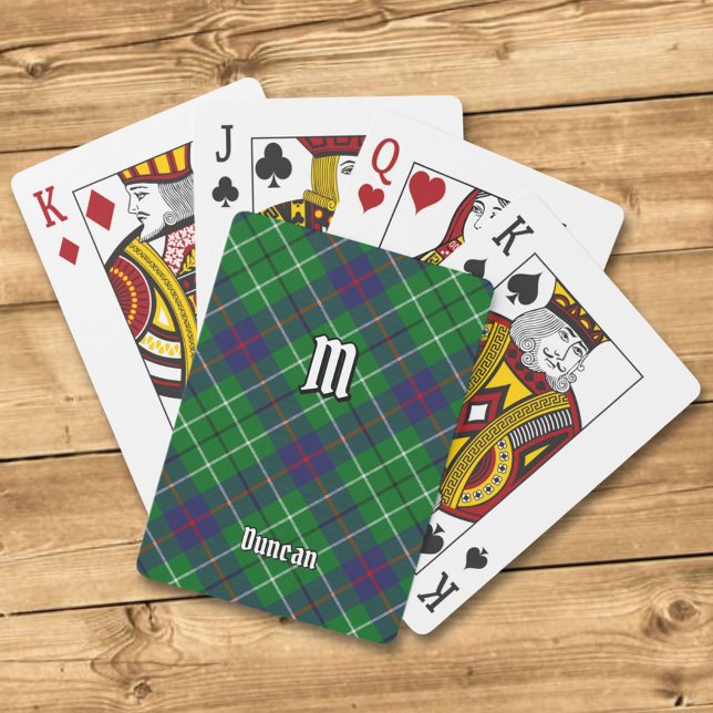 Clan Duncan Tartan Playing Cards (Creator Uploaded)