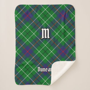 Clan Duncan Tartan Sherpa Blanket