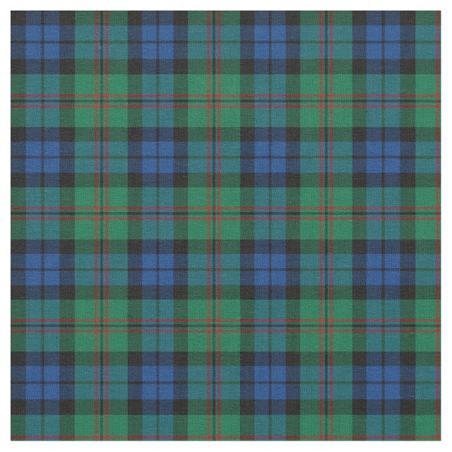 Clan Dundas Tartan Fabric (Close Up)