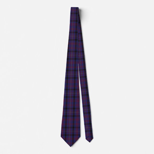 Clan Dundonald Tartan Plaid Neck Tie (Front)