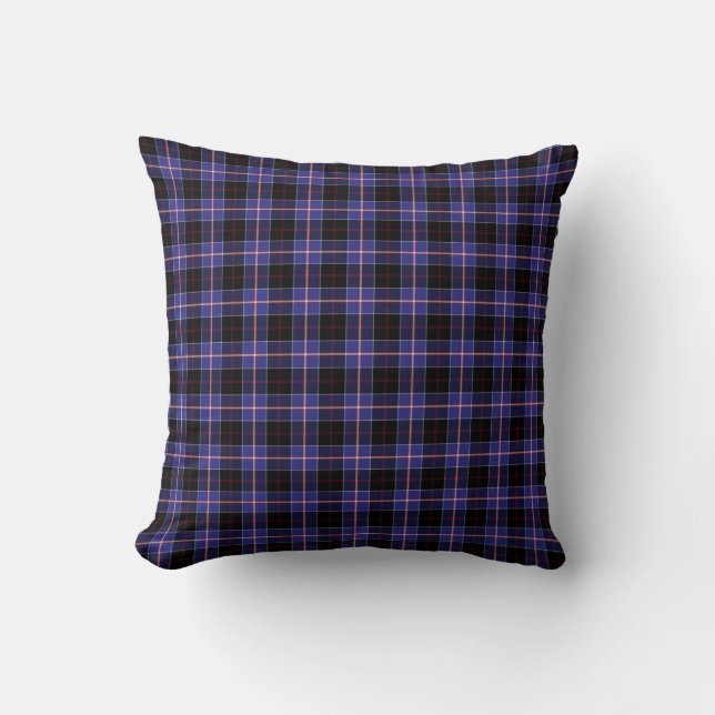 Clan Dunlap Tartan Cushion (Front)