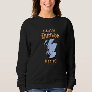 Clan Dunlop Scottish Motto Crest Sweatshirt