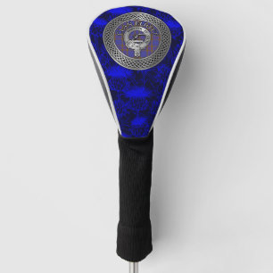 Clan Eliott Crest & Tartan Knot Golf Head Cover