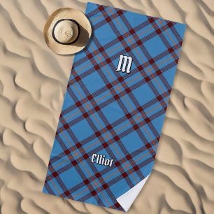 Clan Elliot Ancient Tartan Beach Towel