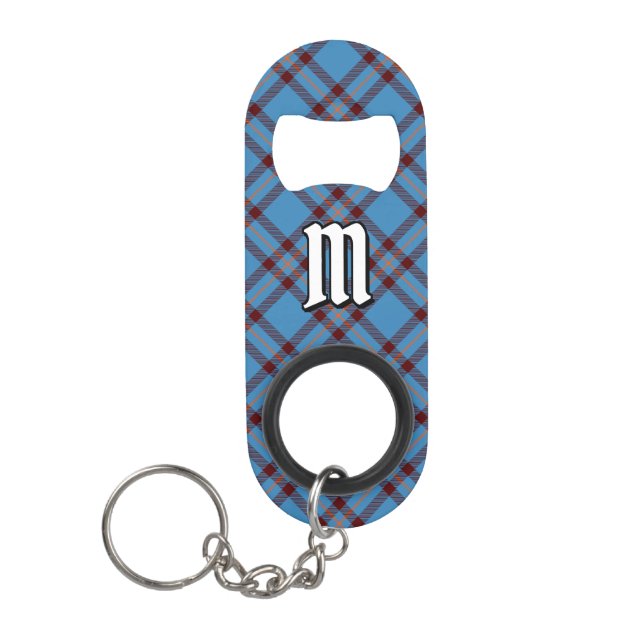 Clan Elliot Ancient Tartan Keychain Bottle Opener (Front)