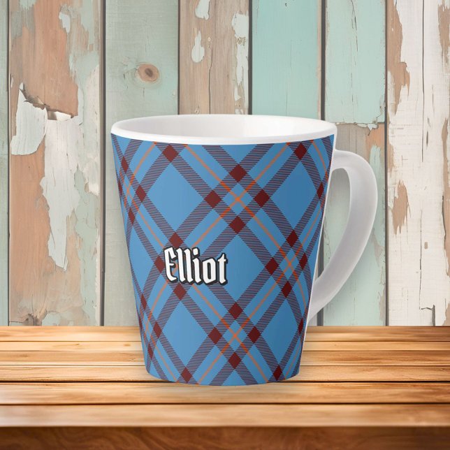 Clan Elliot Ancient Tartan Latte Mug (Creator Uploaded)