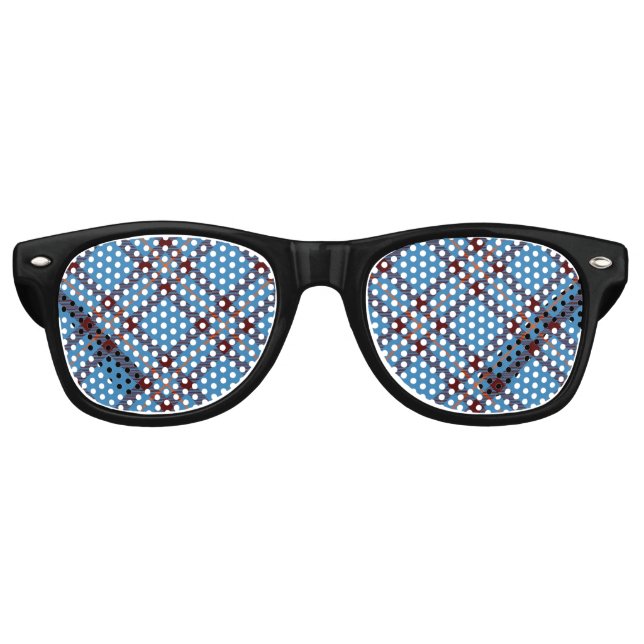 Clan Elliot Ancient Tartan Retro Sunglasses (Front)