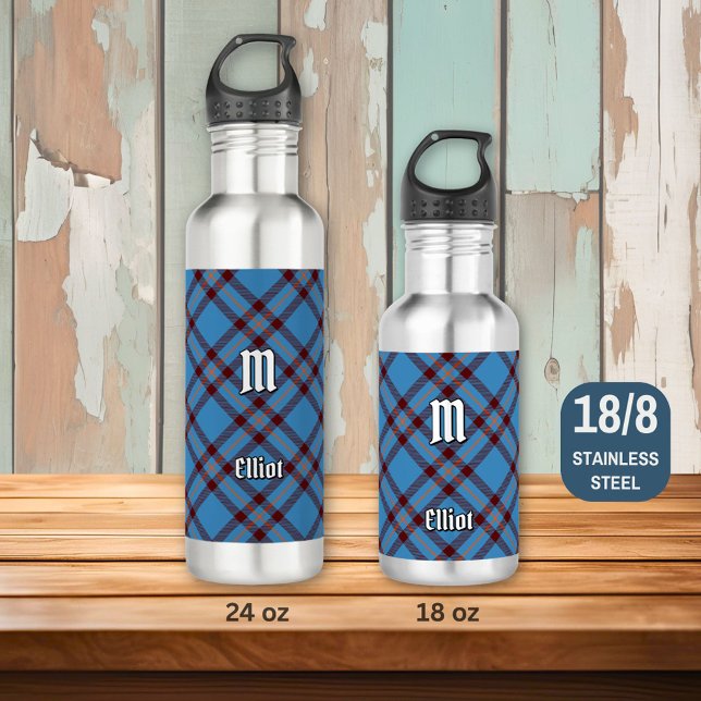 Clan Elliot Ancient Tartan Steel Water Bottle (Creator Uploaded)
