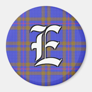 Clan Elliot Elliott Tartan Plaid Accents Magnet