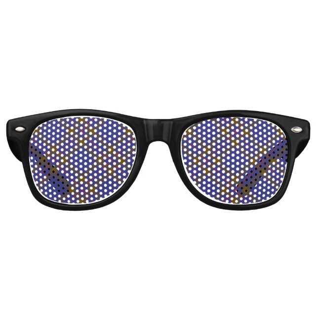 Clan Elliot Modern Tartan Retro Sunglasses (Front)