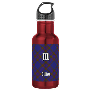 Clan Elliot Modern Tartan Steel Water Bottle